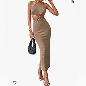 Women’s long cutout dress-size small